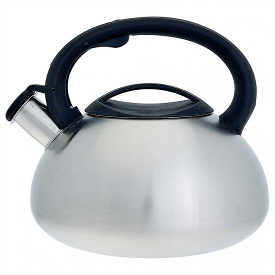 Чайник для плиты 3,0л нержавеющая сталь WEBBER ВЕ-0587 со свистком сатин 