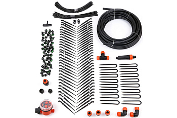 Капельный полив Жук от водопровода 60 растений с таймером Капельный полив Жук от водопровода 60 растений с таймером