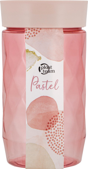 Банка для сыпучих продуктов Plast Team Pastel 1л персиковая карамель PT170210040
