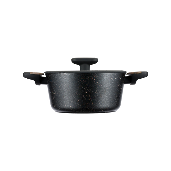 Кастрюля 4,3л с крышкой 24см Linea ALBERO (индукция) 62-1424