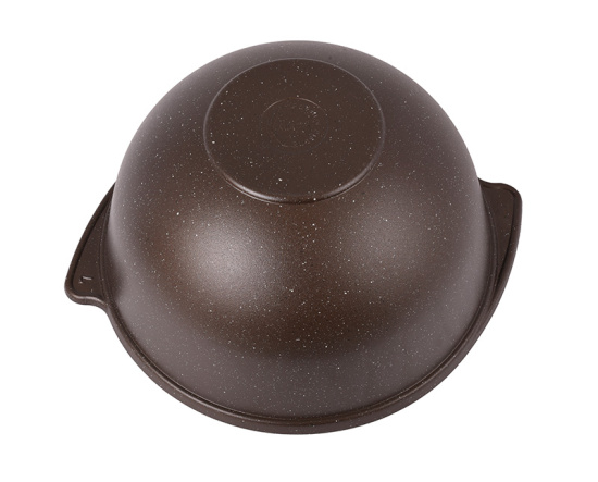 Казан для плова 7л АП (кофейный мрамор) кмк75а..