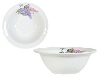 Миска 550см3 Идиллия "Сирень" 4С0333