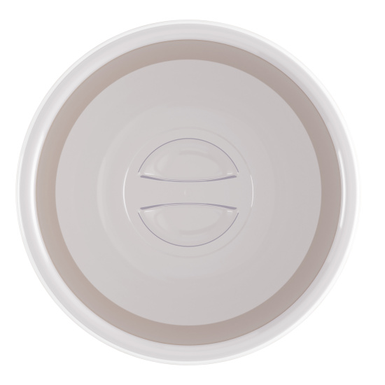 Чаша "Эстетика" 3,5л (с крышкой) (бело-бежевый) М8739