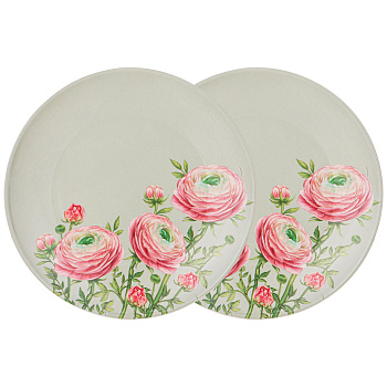 НАБОР ТАРЕЛОК ЗАКУСОЧНЫХ LEFARD "SENTIMENT" 2 ШТ. 20,5 СМ (КОР=24НАБ.) (104-955)