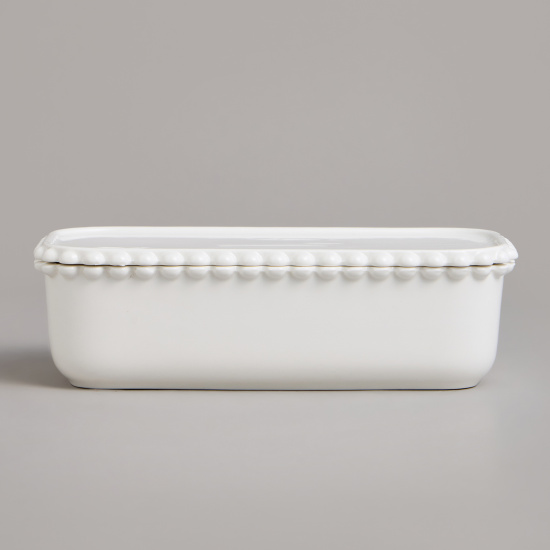 ПАШТЕТНИЦА LEFARD "PEARL" С КРЫШКОЙ ПРЯМОУГ. 18,5*9,5*5,5 СМ 400 МЛ (761-180)