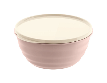 Миска "Latina" 1,1л с крышкой (бежевый) 222136527/06