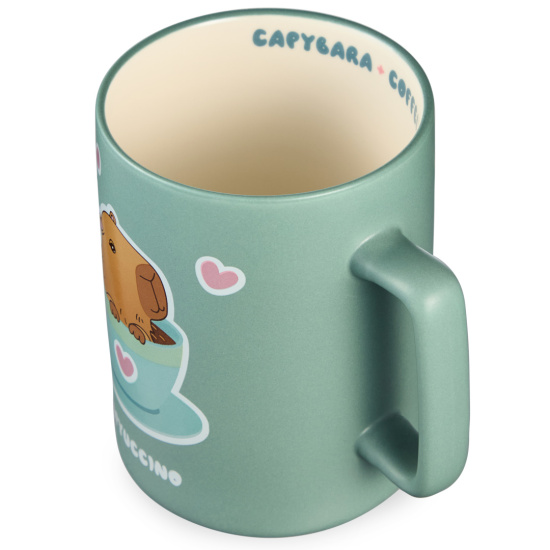 КРУЖКА LEFARD "CAPYBARA+COFFEE" 400МЛ (260-998)