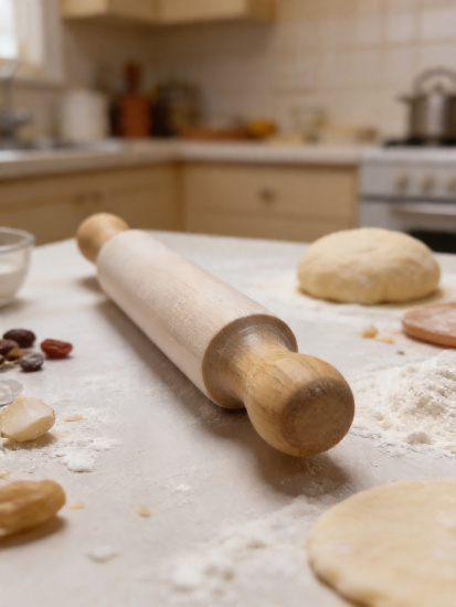 Скалка с ручками 40*5см OLS-129-16