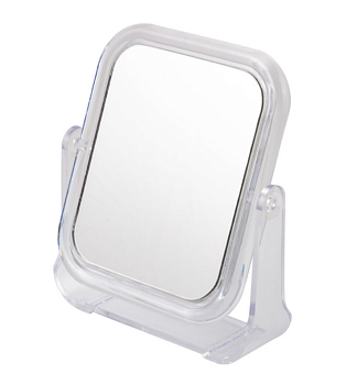 Зеркало косметическое М-1 двухстороннее (13,4*10,4*2,0см) 310845