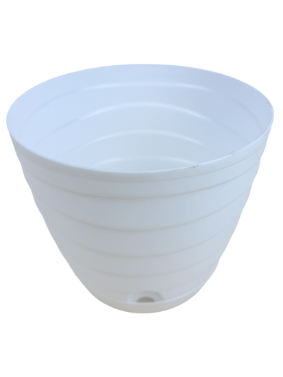 Горшок для цветов 0,7л Бриз белый