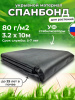 Укрывной материал 80мкм 3,2*10м черный Укрывной материал 80мкм 3,2*10м черный