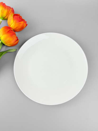 Тарелка плоская керамика OLS-BZP75-W-1