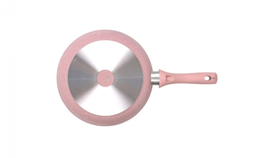 Сковорода 240мм с ручкой,антипригарное покрытие,линия "Trendy style" (rose) 240tsr