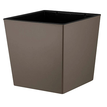 Горшок для цветов InGreen London CUBE 4,2 л c дренажной вставкой,французский платан IG780010105