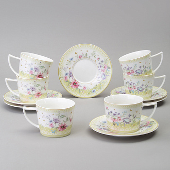 ЧАЙНЫЙ НАБОР LEFARD "BLOSSOM" НА 6 ПЕР. 12 ПР. 250 МЛ (165-591)