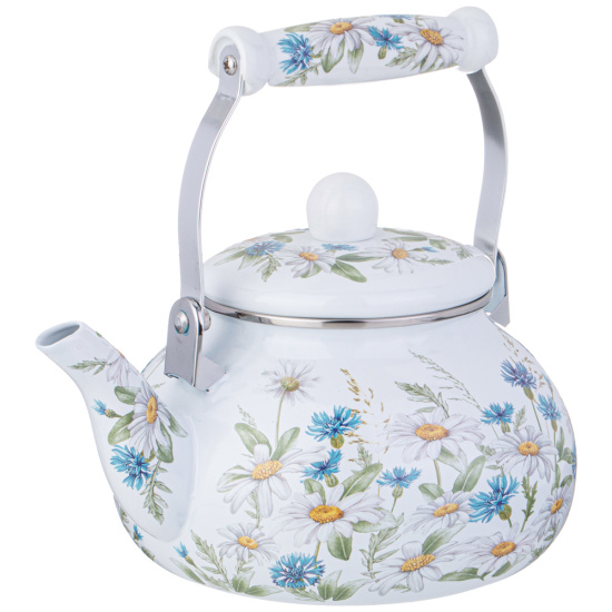 ЧАЙНИК AGNESS  ЭМАЛИРОВАННЫЙ СЕРИЯ "SENTIMENT", 2,5 Л (934-636)