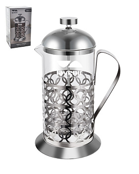 Френч-пресс Lavenir 1000 мл, 1510-1000 стекло, нержавеющая сталь 00102253