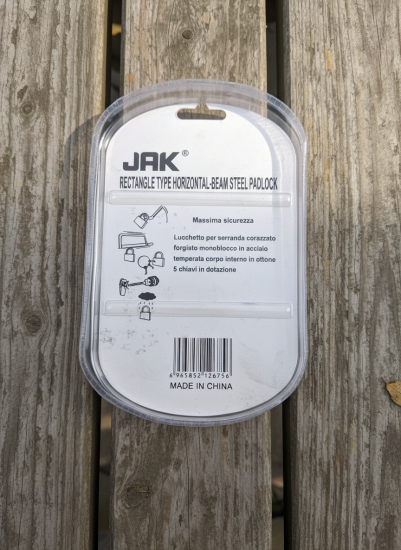 Замок навесной 75 мм с порошковым покрытием OLS-381-8