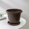 Горшок цветочный Эконом 2л с под коричневый М6601