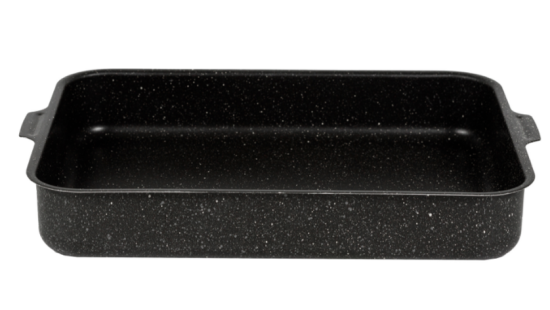 Противень 190х250 мм, 2 цельн. руч., б/кр, а/п. Easy Stone. Алюминий марки А5 6325152