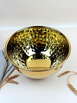 Миска 26см в золоте OLS-126-6