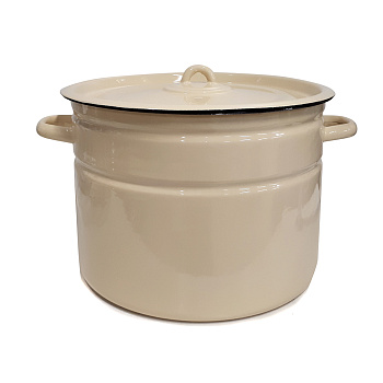 Кастрюля 12,5л цил. 2с300 крем. Кастрюля 12,5л цил. 2с300 крем.