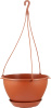 Горшок подвесной c фиксируемым поддоном InGreen Афина 4,5 Л, терракотовый IG146110031