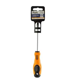 Отвертка Park Standart SL5х10см, двухкомпонентная рукоятка, шлицевая 008408 Отвертка Park Standart SL5х10см, двухкомпонентная рукоятка, шлицевая 008408