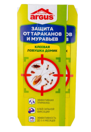Ловушка от тараканов (домик) ARGUS AR-1427