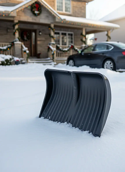 Лопата морозостойкая №3 с алюминиевой планкой 515*410 D-32 (1177)