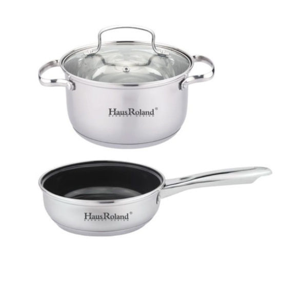 Набор посуды нерж. 12пр. HR102-1 OLS-016-13/OLS-16016-7/OLS-016-20