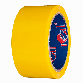 Лента клейкая желтая 48мм*66м*43мкм 