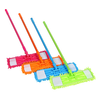 VETTA Швабра эконом с насадкой из микрофиб. без подкл., телескоп., металл, 70-120см 444-368