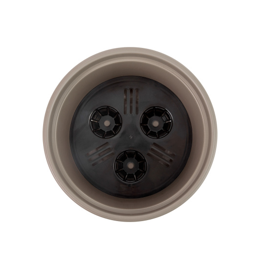 Горшок цв. "Сканди" 5л (с дренажной вставкой) (какао) М9015