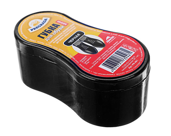 Губка мини для обуви Черная PREGRADA