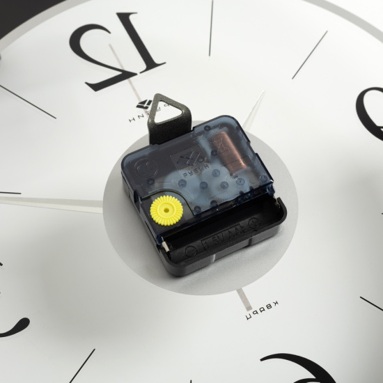 3445-002 Часы настенные прозрачные, открытая стрелка "Шахматы",,