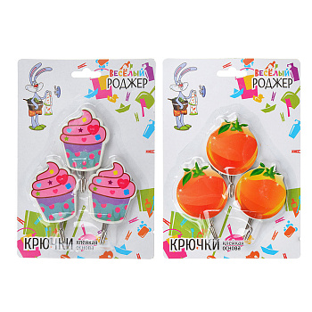 Крючки самоклеящиеся на блистере 3шт "Идиллия" 440-345