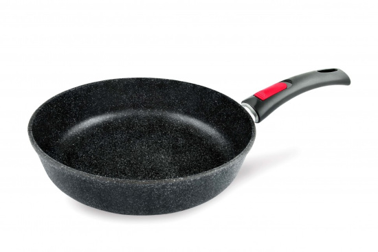 Сковорода 26 "Каменная" Чёрный гранит с/р 18026