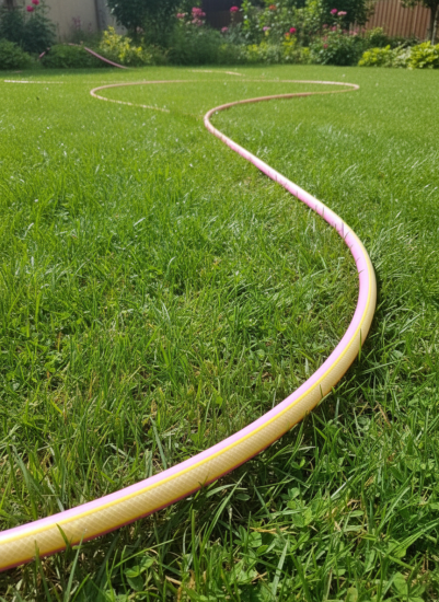 Шланг поливочный армированный "Стандарт Проф" COLOR, розовый d=18мм, 25п.м.