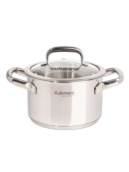 Кастрюля линии "LEON" 1,8л, д.16см, со стекл. крышкой LN-CA1816G Кастрюля линии "LEON" 1,8л, д.16см, со стекл. крышкой LN-CA1816G