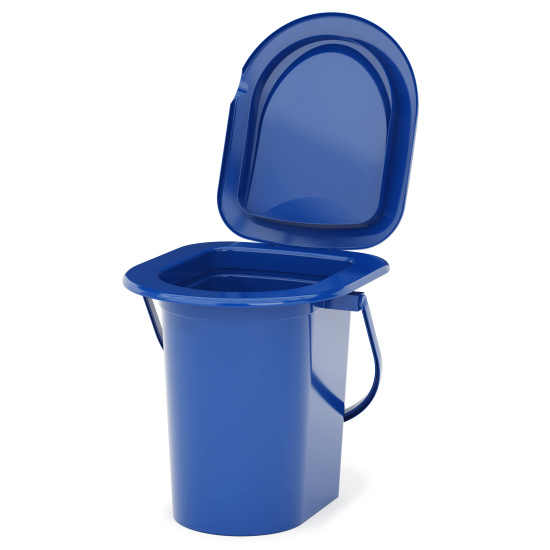 Ведро-туалет 17л. (уп.10) синий М1320