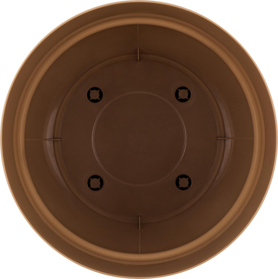 Горшок для цветов InGreen Villa de Fiori с фикс.поддоном 1,1л, D130мм, молочный шоколад IG660010047 Горшок для цветов InGreen Villa de Fiori с фикс.поддоном 1,1л, D130мм, молочный шоколад IG660010047