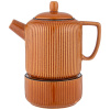 ЧАЙНИК 900 МЛ КОЛЛЕКЦИЯ "АРТ-ДЕКО" С ПОДСТАВКОЙ ДЛЯ ПОДОГРЕВА (155-776)