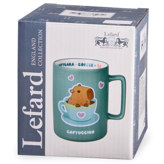 КРУЖКА LEFARD "CAPYBARA+COFFEE" 400МЛ (260-998)