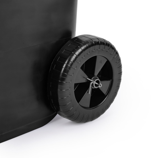 Бак для мусора  120л на колесах зеленый М4603 