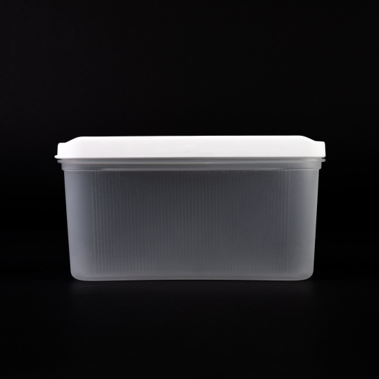 Емкость для сыпучих продуктов "Лайн" 1л (белый) М9001 Емкость для сыпучих продуктов "Лайн" 1л (белый) М9001