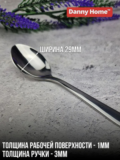 Ложка чайная 6шт. на блистере OLS-DM-109