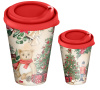 Набор с декором "Игрушки": стакан с крышкой 420мл + ланч-бокс 0,85л (красный) 223137106/03