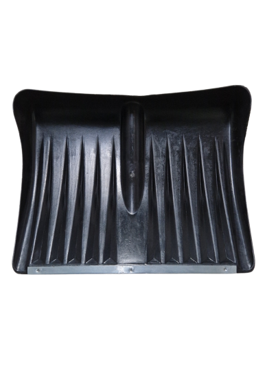 Снеговая лопата №1 пластмассовая с оц.планкой 495х400мм, ø-32 10750