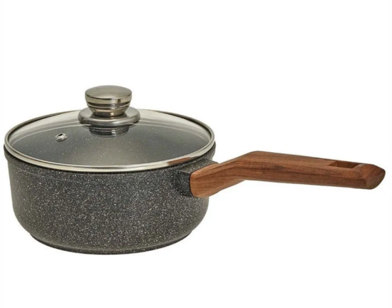 Ковш с а/п с крышкой,1,6 литра, линейка Гранит Серия "Мегалит 14" ТМ "ГАРДАРИКА" 1616-14-10